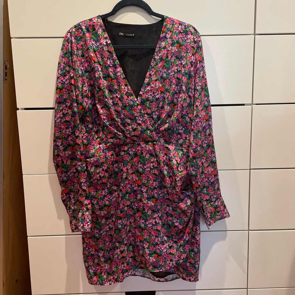 Zara Floral Mini Dress